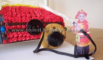 Fire Truck Cake