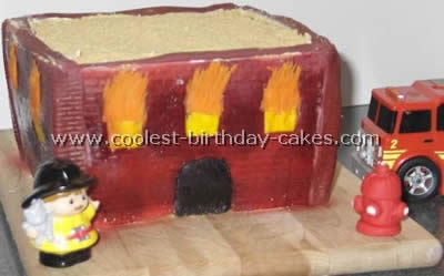 Firefighter Cake Photo