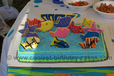 Fish Birthday Cake Photo