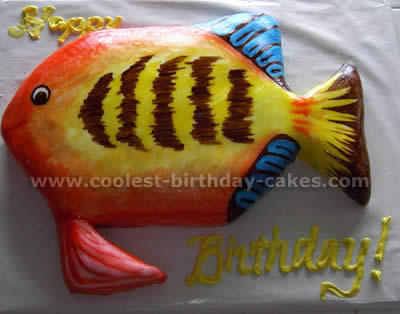 Fish Birthday Cake Photo