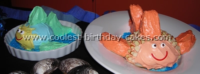 Homemade Fish Birthday Cakes