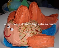 Homemade Fish Birthday Cakes