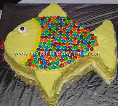 Easy Fish Birthday Cake  This Is Cooking for Busy MumsThis Is Cooking for  Busy Mums