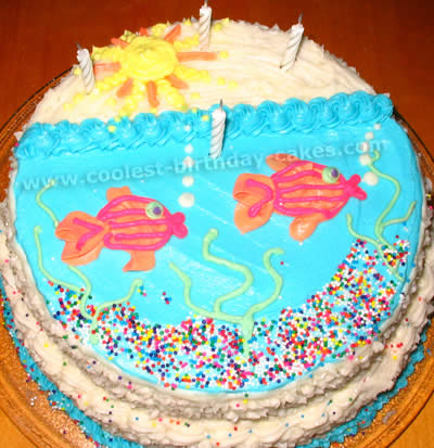 Fish Birthday Cake