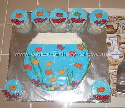 Fish Birthday Cake