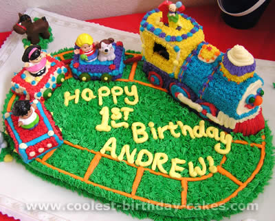 Fisher Price Little People birthday cake idea