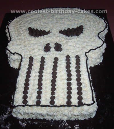 Skull Cake - Free Cake Decorating Idea