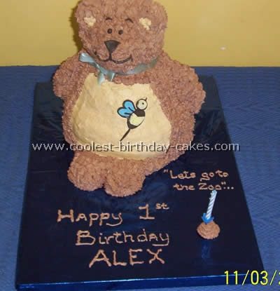 Free Cake Decorating Ideas for a Teddy Bear Cake