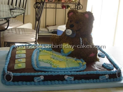 Free Cake Decorating Ideas for a Teddy Bear Cake