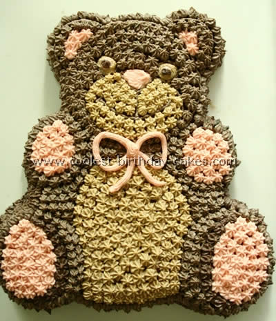 Free Cake Decorating Ideas for a Teddy Bear Cake