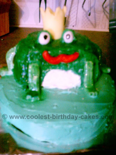 Frog Birthday Cake