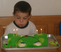 Frog Birthday Cake