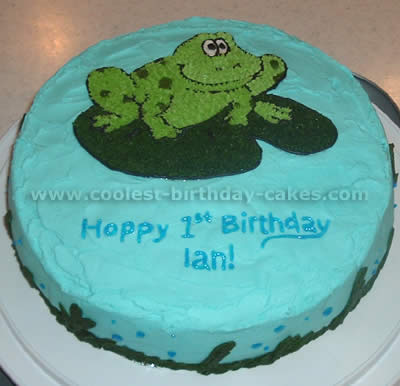 Frog Birthday Cake Pictures