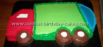 Garbage Truck Cake