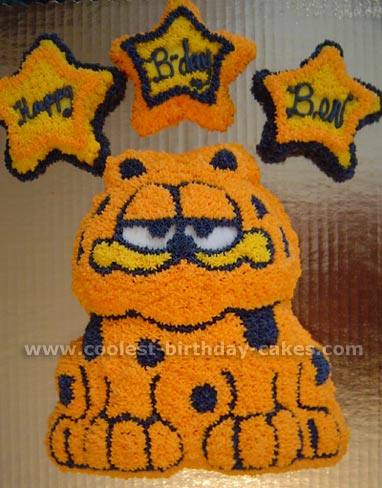Coolest Homemade Garfield Birthday Cakes