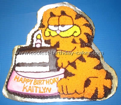 Coolest Homemade Garfield Birthday Cakes