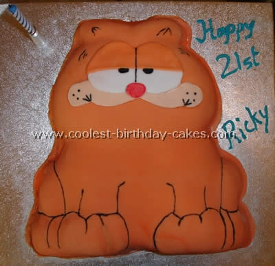 Coolest Homemade Garfield Birthday Cakes