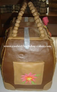 Purse-Shaped Girls Birthday Cake