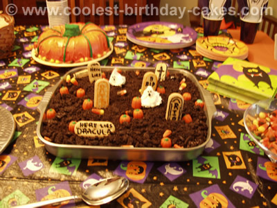 Graveyard Cake Photo