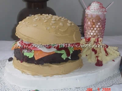 Hamburger Cake