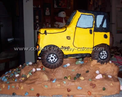 Jeep Cake - Homemade Birthday Cakes