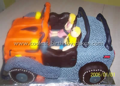 Jeep Cake - Homemade Birthday Cakes