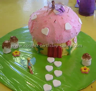 Mushroom-Shaped Homemade Cake Recipe