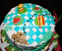 Picnic Table Cake