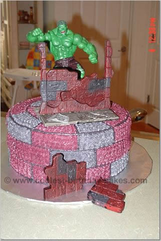 Hulk Picture Cake