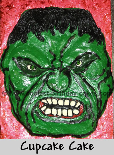 Hulk Picture Cake