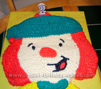JoJo Circus Clown Cake Photo