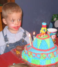 JoJo Circus Clown Cake Photo