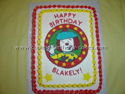 JoJo Circus Clown Cake Photo