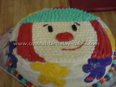 JoJo Circus Clown Cake Photo