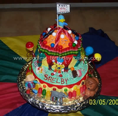 JoJo Circus Clown Cake Photo