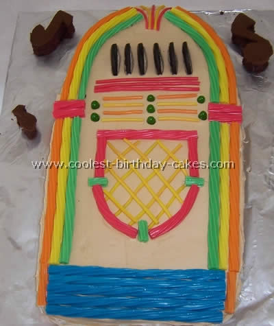 Jukebox Cake Photo