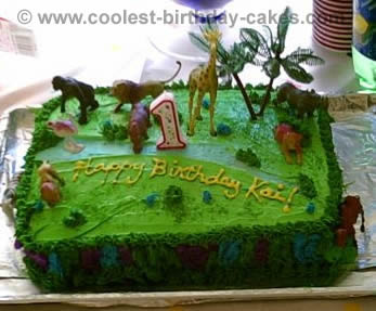 Safari Jungle Cake