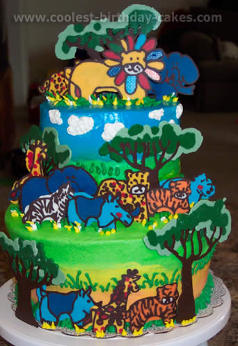 Safari Jungle Cake