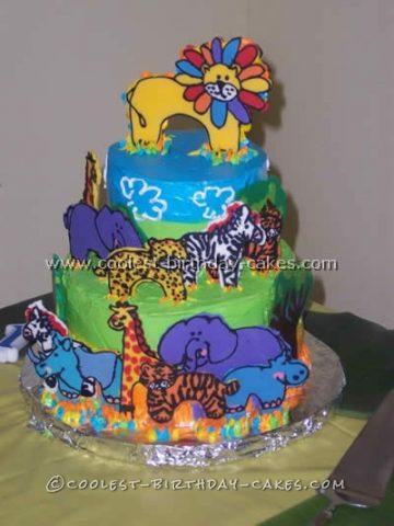 Order Lion Jungle Cake 1 Kg Online at Best Price, Free Delivery|IGP Cakes