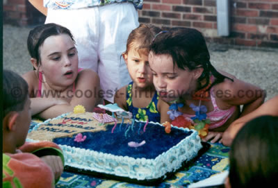 Beach Theme Kid Birthday Cake