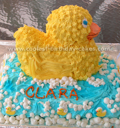 Rubber Ducky Kid Birthday Cake Ideas