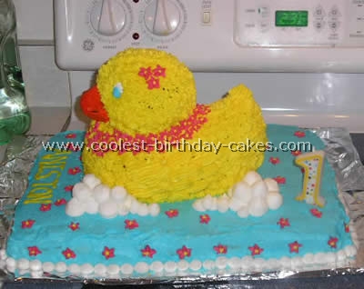 Rubber Ducky Kid Birthday Cake Ideas