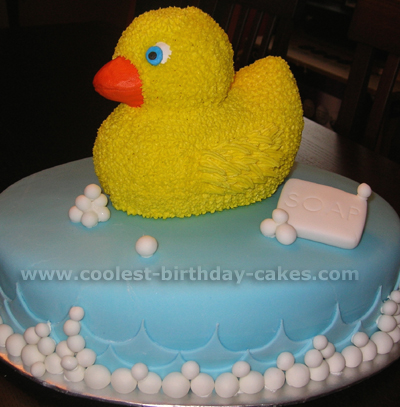 Rubber Ducky Kid Birthday Cake Ideas