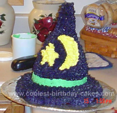 Magic and Wizard Kid Birthday Cake Photo
