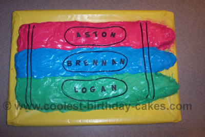 Crayon Kid Cake