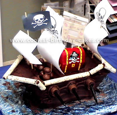 Pirate Ship Cake