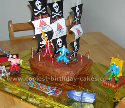 Pirate Ship Cake