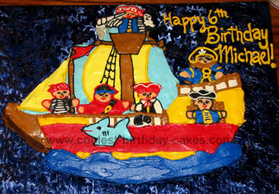 Pirate Ship Cake