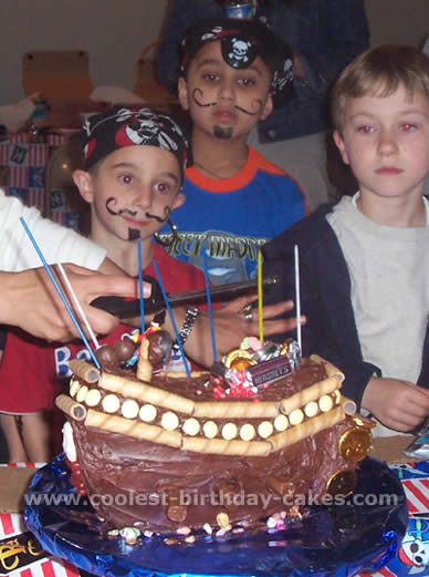 Pirate Ship Cake