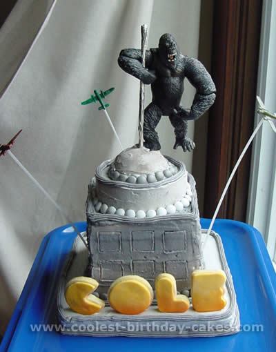 Coolest King Kong Picture Cakes on the Web's Largest Homemade Birthday Cake Gallery